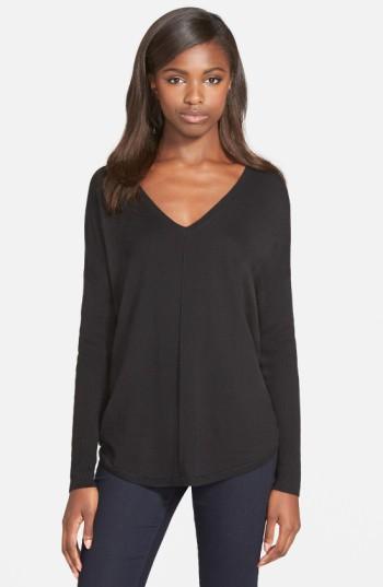 Women's Trouve 'everyday' V-neck Sweater