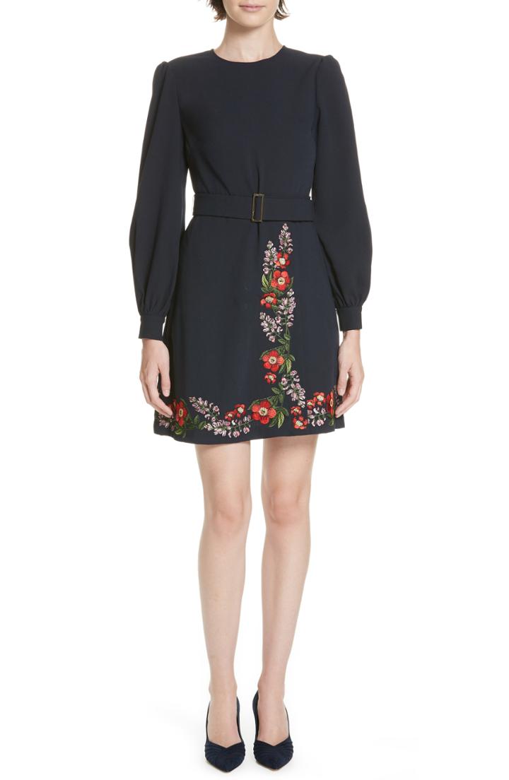 Women's Ted Baker London Silia Kirstenbosch Embroidered Dress