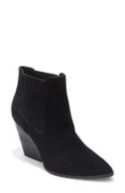Women's Adam Tucker Mason Wedge Bootie .5 M - Black
