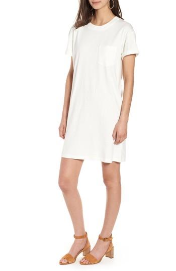 Women's Madewell Pocket T-shirt Dress - White