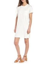 Women's Madewell Pocket T-shirt Dress - White