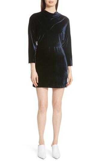 Women's A.l.c. Marin Velvet Dress - Blue