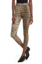 Women's Topshop Joni Leopard Jeans
