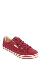 Women's Taos Moc Star Sneaker .5 M - Red