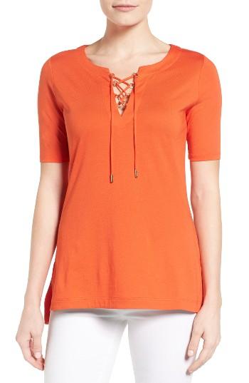Women's Michael Michael Kors Lace-up Tee