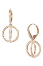 Women's Nadri Crystal Open Circle Drop Earrings