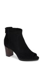 Women's Bella Vita Luna Peep Toe Bootie W - Black