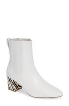 Women's Matisse Off Duty Genuine Calf Hair Chelsea Bootie M - White