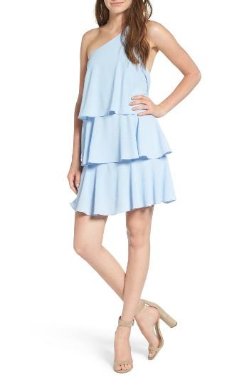 Women's Leith One-shoulder Ruffle Minidress