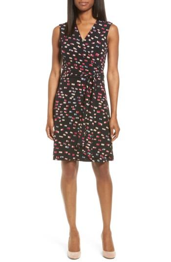Women's Vince Camuto Abstractions Print Wrap Dress