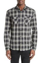 Men's The Kooples Jamaican Vacation Trim Fit Plaid Shirt