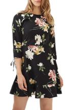 Women's Topshop Ruffle Floral Tea Dress