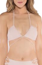 Women's Byrds Of Paradise Aleja Wrap Bikini Top - Pink