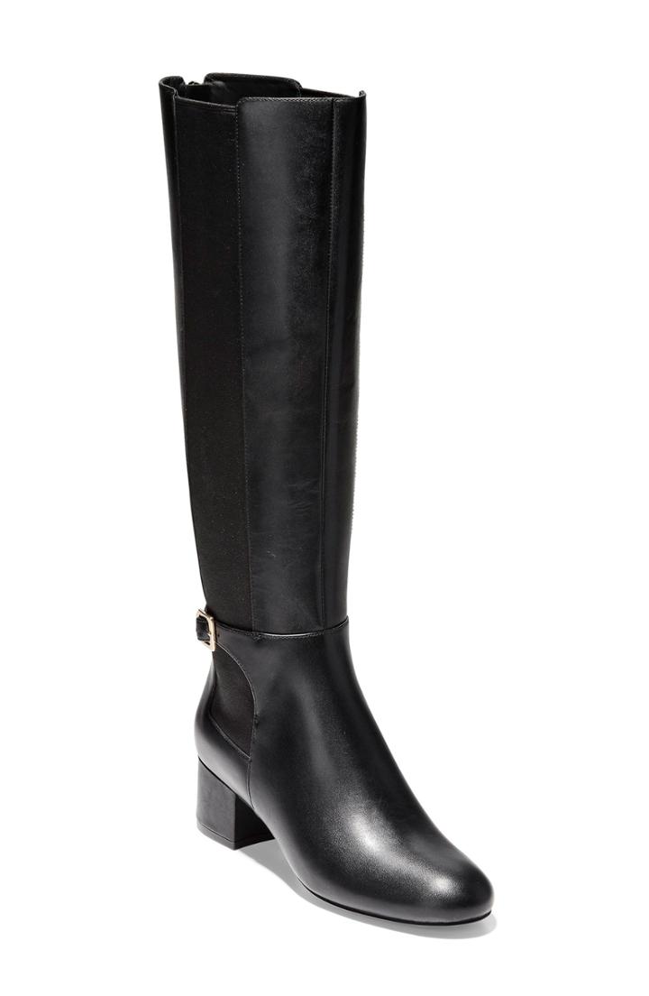 Women's Cole Haan Avani Grand Knee-high Stretch Boot B - Black