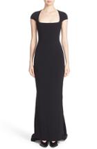 Women's Stella Mccartney Cap Sleeve Cady Gown