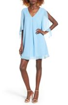 Women's Soprano Jules Split Sleeve Shift Dress - Blue
