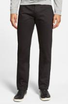 Men's The Unbranded Brand 'ub255' Slim Tapered Fit Raw Selvedge Jeans - Black