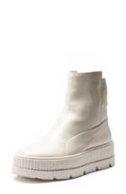 Women's Fenty Puma By Rihanna Chelsea Boot Creeper Sneaker .5 M - White