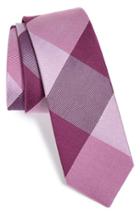 Men's The Tie Bar 'bison' Silk Plaid Tie, Size - (online Only)
