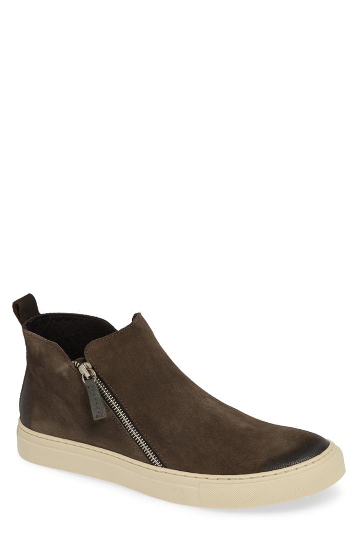 Men's Donald Pliner Barlow Zip Boot .5 M - Grey