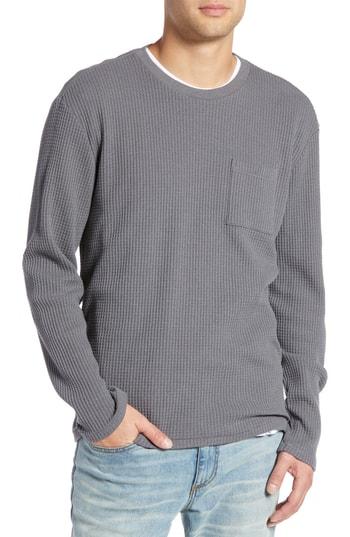 Men's Treasure & Bond Regular Fit Thermal T-shirt - Grey