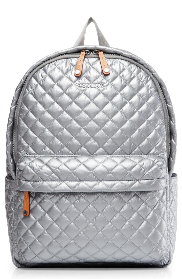 Mz Wallace Metro Backpack - Metallic