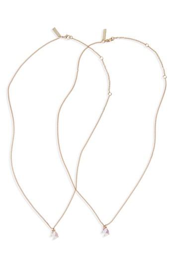Women's Topshop 2-pack Ditsy Unicorn Necklaces