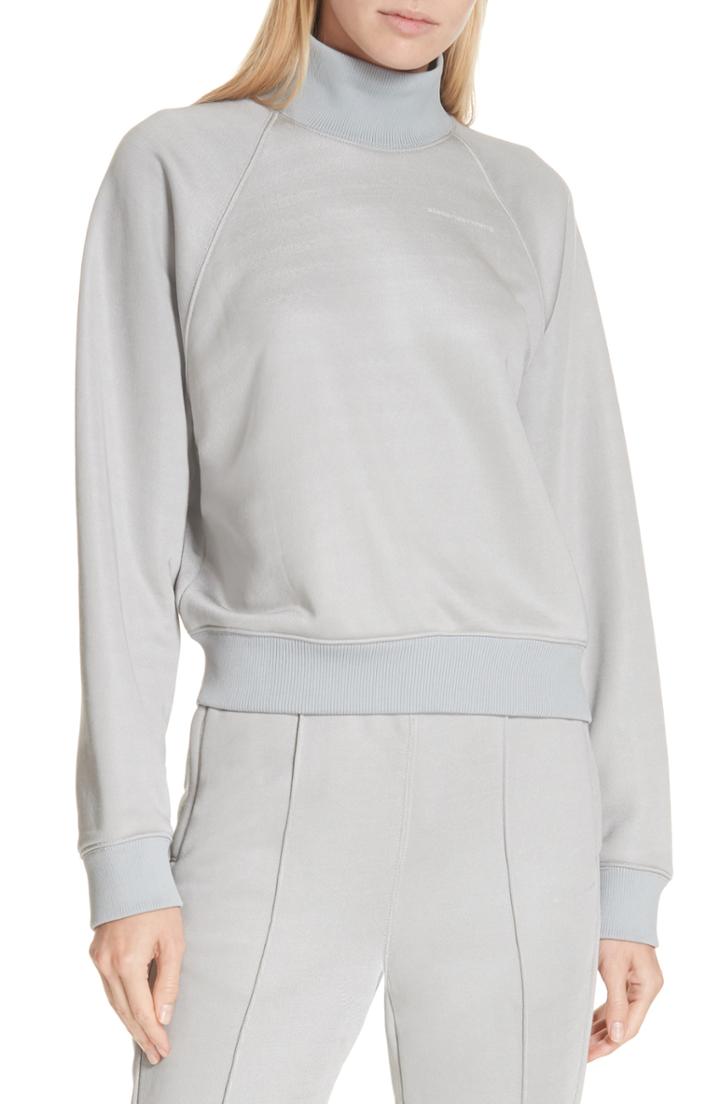 Women's T By Alexander Wang French Terry Turtleneck Sweatshirt