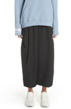 Women's Comme Des Garcons Drawstring Wool Crop Pants - Black