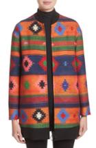 Women's Akris Punto Wool Bomber Jacket - Orange