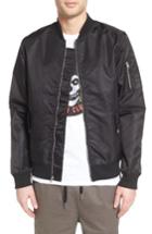 Men's The Rail Nylon Bomber - Black