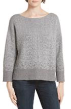 Women's Eileen Fisher Metallic Knit Sweater, Size - Grey