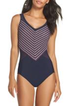 Women's Miraclesuit On Point One-piece Swimsuit - Blue