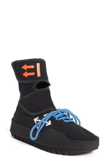 Women's Off-white Moto Wrap Sneaker Us / 36eu - Black