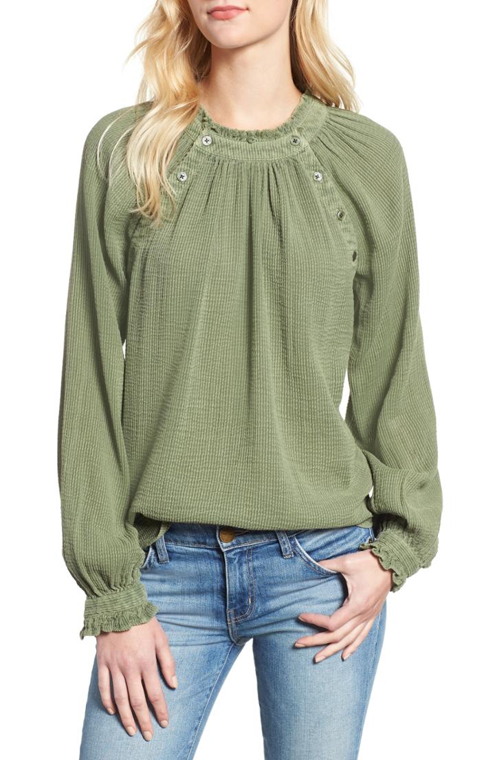 Women's Tdc Mixed Media Tunic Top - Black
