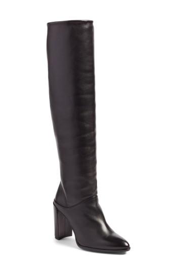 Women's Stuart Weitzman Smashing Knee High Boot .5 M - Black