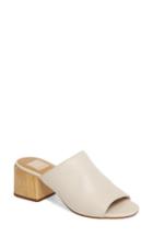 Women's Dolce Vita Shena Block Heel Slide Sandal .5 M - White