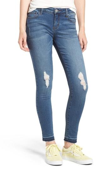 Women's Prosperity Denim Release Hem Skinny Jeans