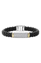 Women's Lagos 'black Caviar' Diamond Rope Bracelet