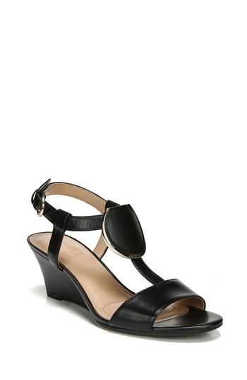Women's Naturalizer I Wedge Sandal, Size 6 N - Black