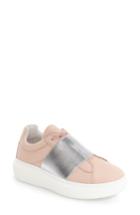 Women's Topshop Turin Metallic Strap Platform Sneaker .5us / 41eu - Pink