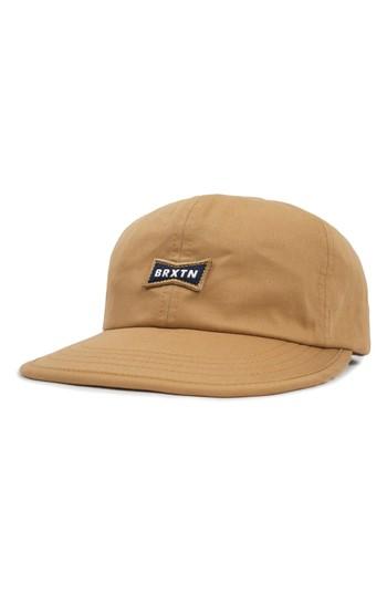Men's Brixton Missouri Logo Patch Cap - Brown