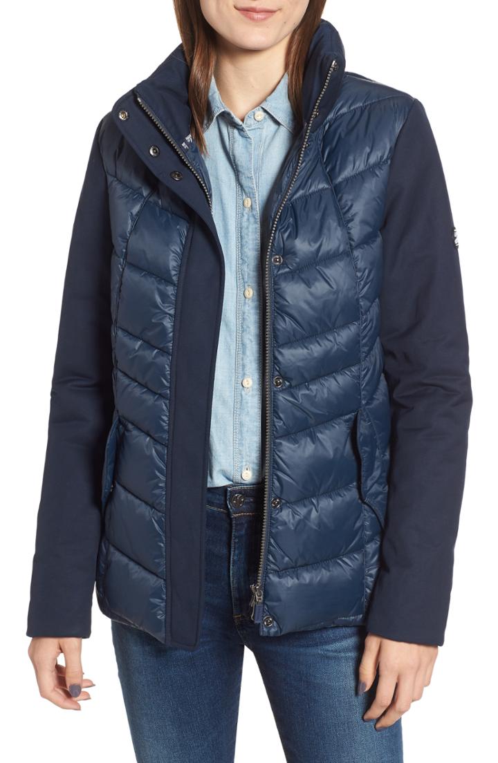 Women's Barbour Hayle Quilted Jacket Us / 10 Uk - Blue