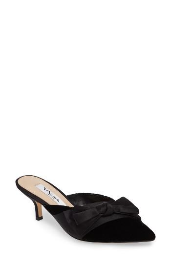 Women's Nina Timara Bow Mule .5 M - Black