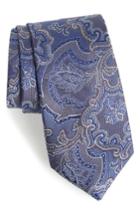 Men's Calibrate Ellerson Paisley Silk Tie, Size - Blue