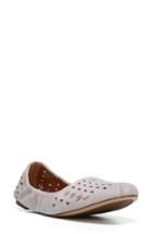 Women's Sarto By Franco Sarto Brewer Perforated Ballet Flat .5 M - Grey