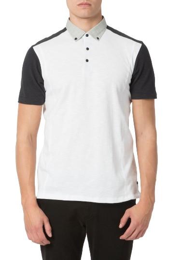 Men's Good Man Brand Trim Fit Colorblock Polo