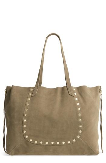 Hobo Journey Studded Suede Tote -