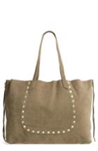 Hobo Journey Studded Suede Tote -