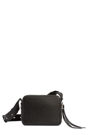 Allsaints Vincent Leather Crossbody Bag - Black